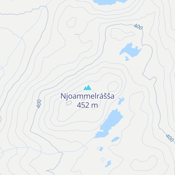 Map of Njoammelrášša