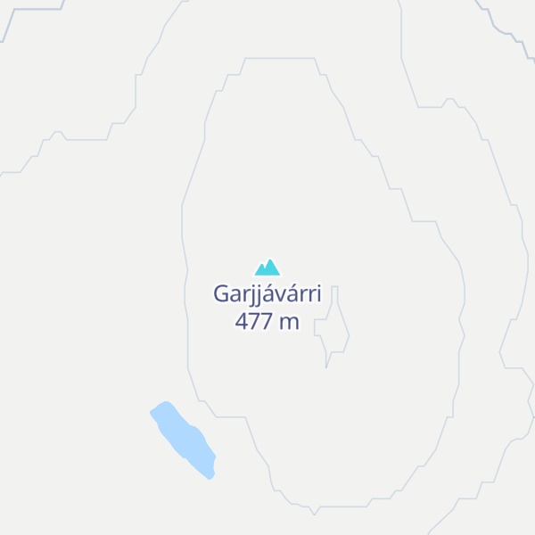 Map of Garjjávárri