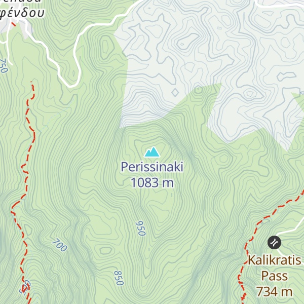 Map of Perissinaki
