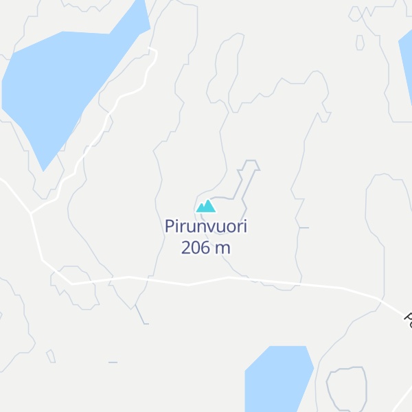 Map of Pirunvuori