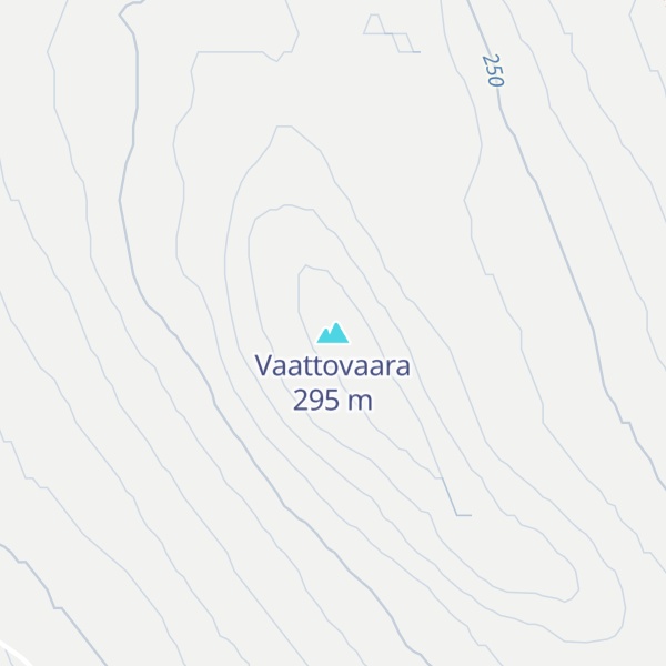 Map of Vaattovaara