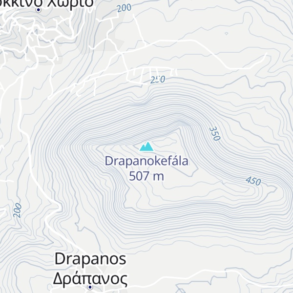 Map of Drapanokefála