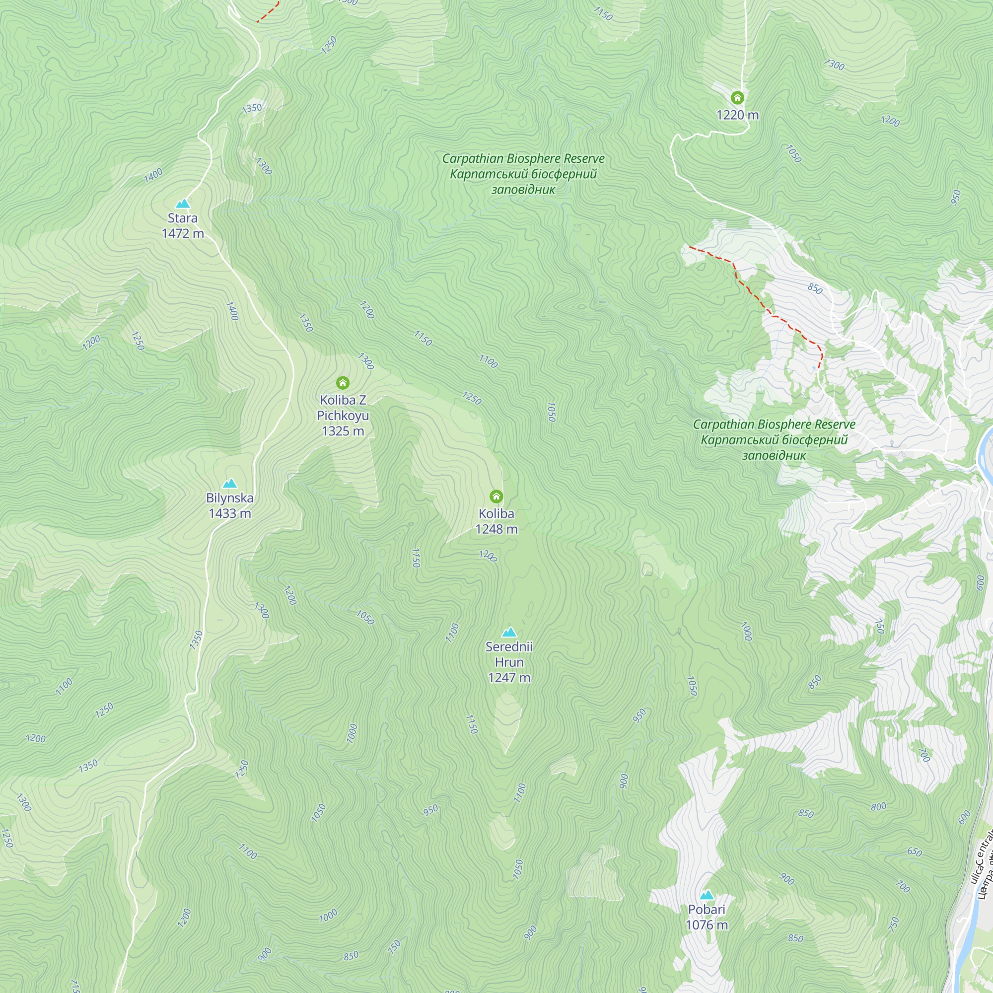 Koliba map