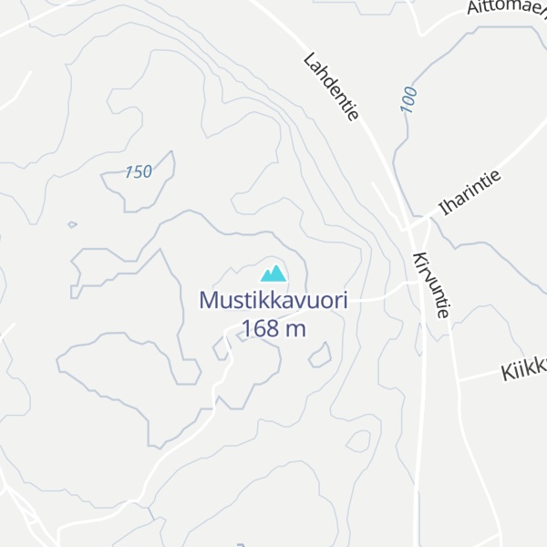 Map of Mustikkavuori