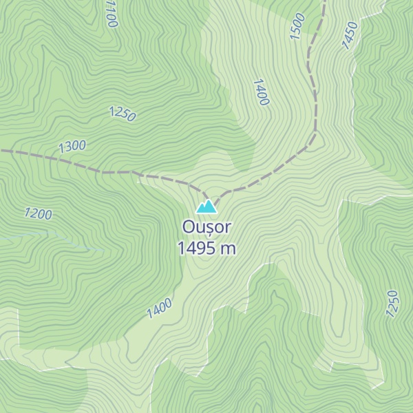 Map of Oușor