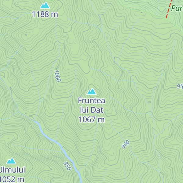 Map of Fruntea lui Dat