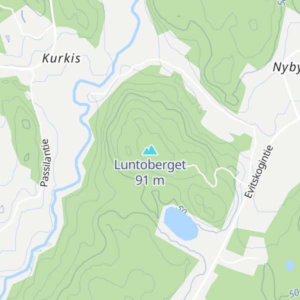Map of Luntoberget