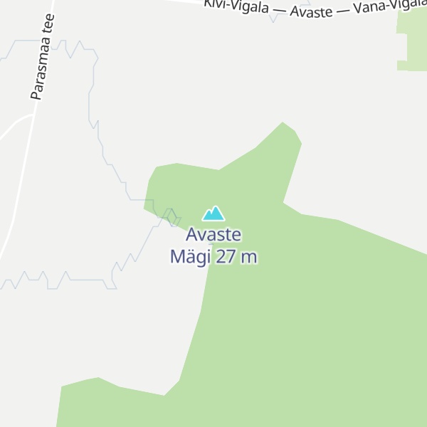 Map of Avaste Mägi