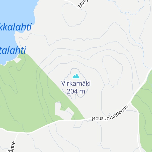 Map of Virkamäki