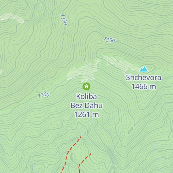 Map of Koliba Bez Dahu