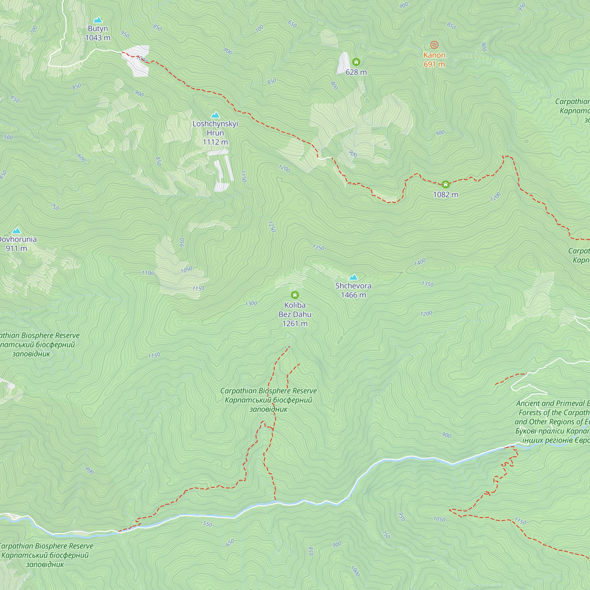 Koliba Bez Dahu map