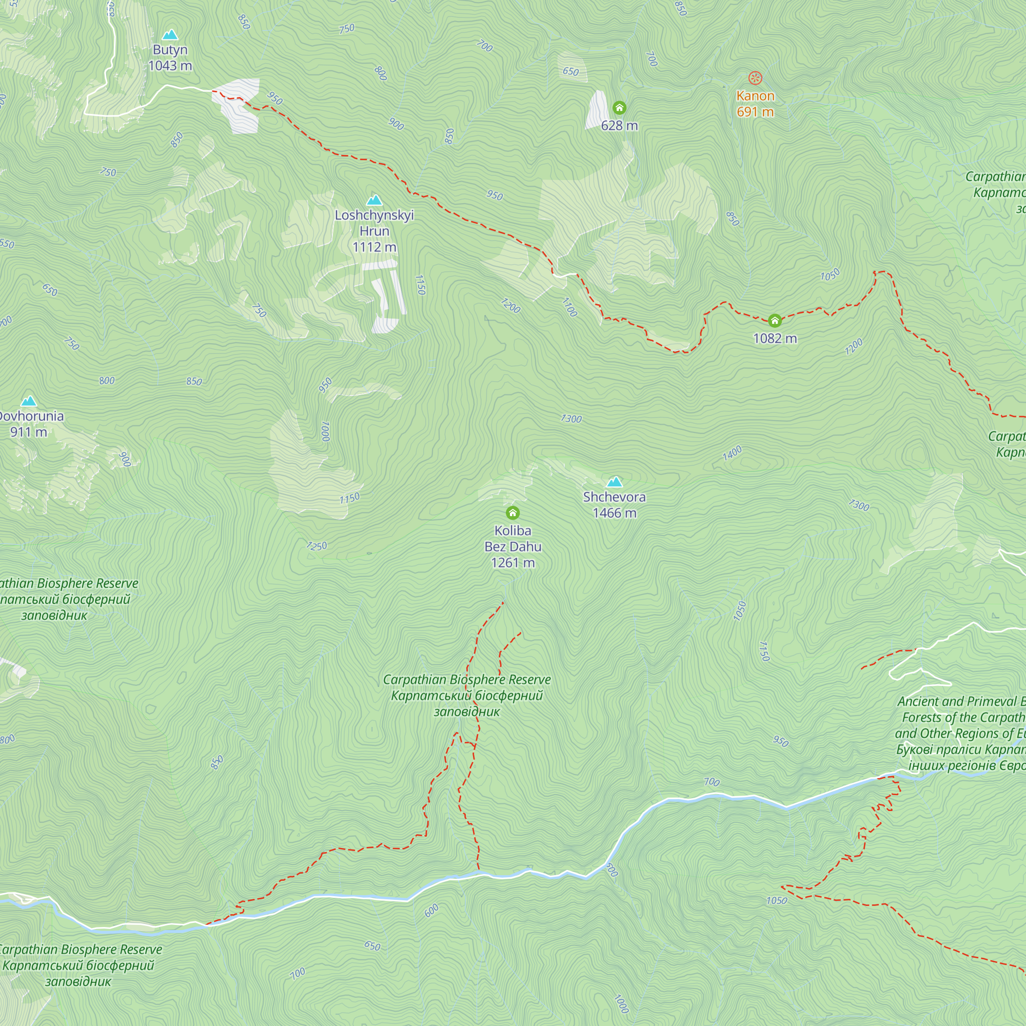 Koliba Bez Dahu map
