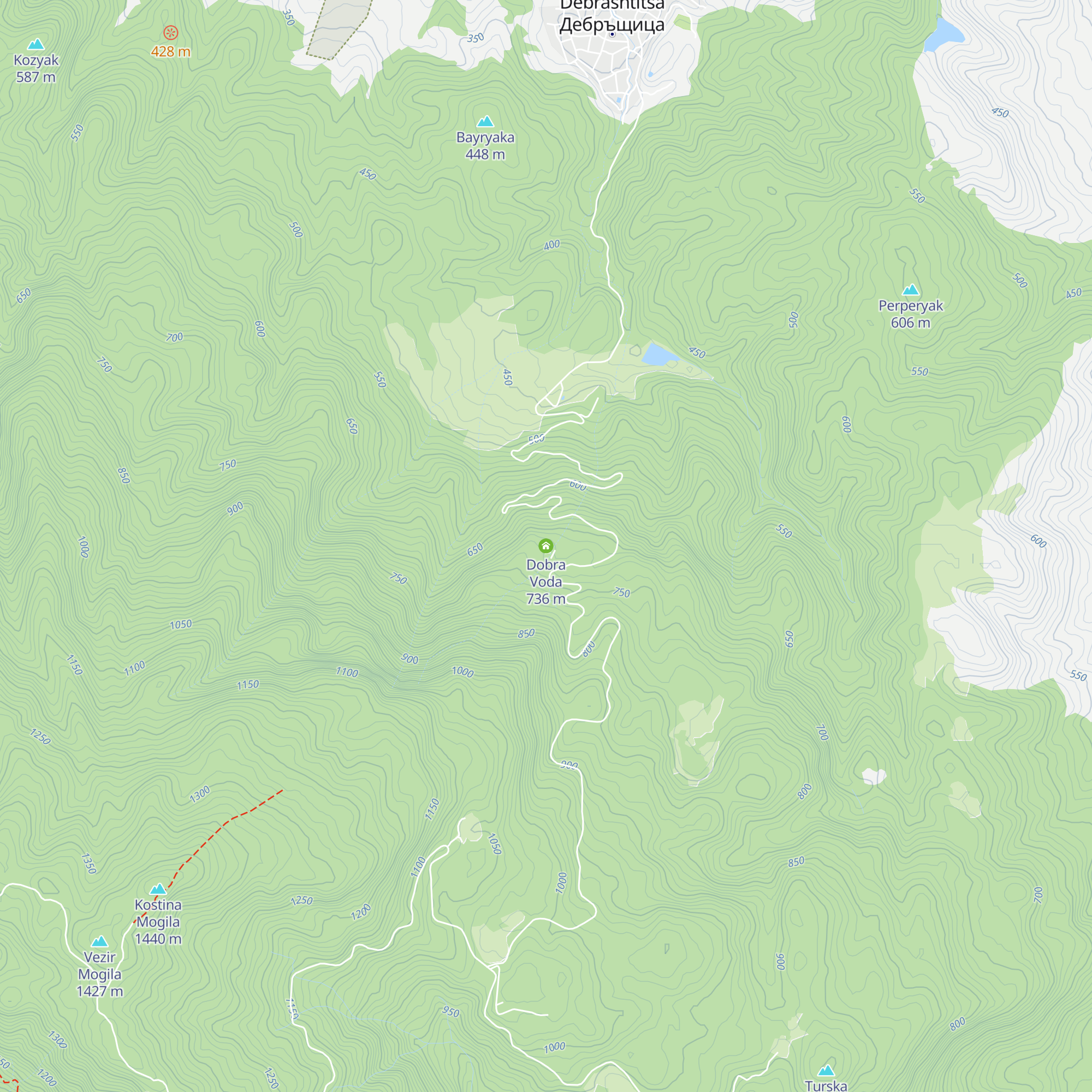 Dobra Voda map