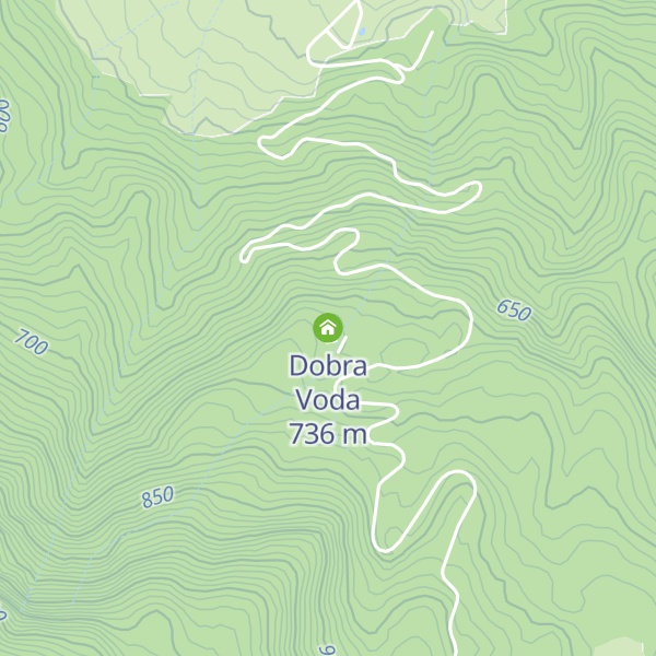 Map of Dobra Voda