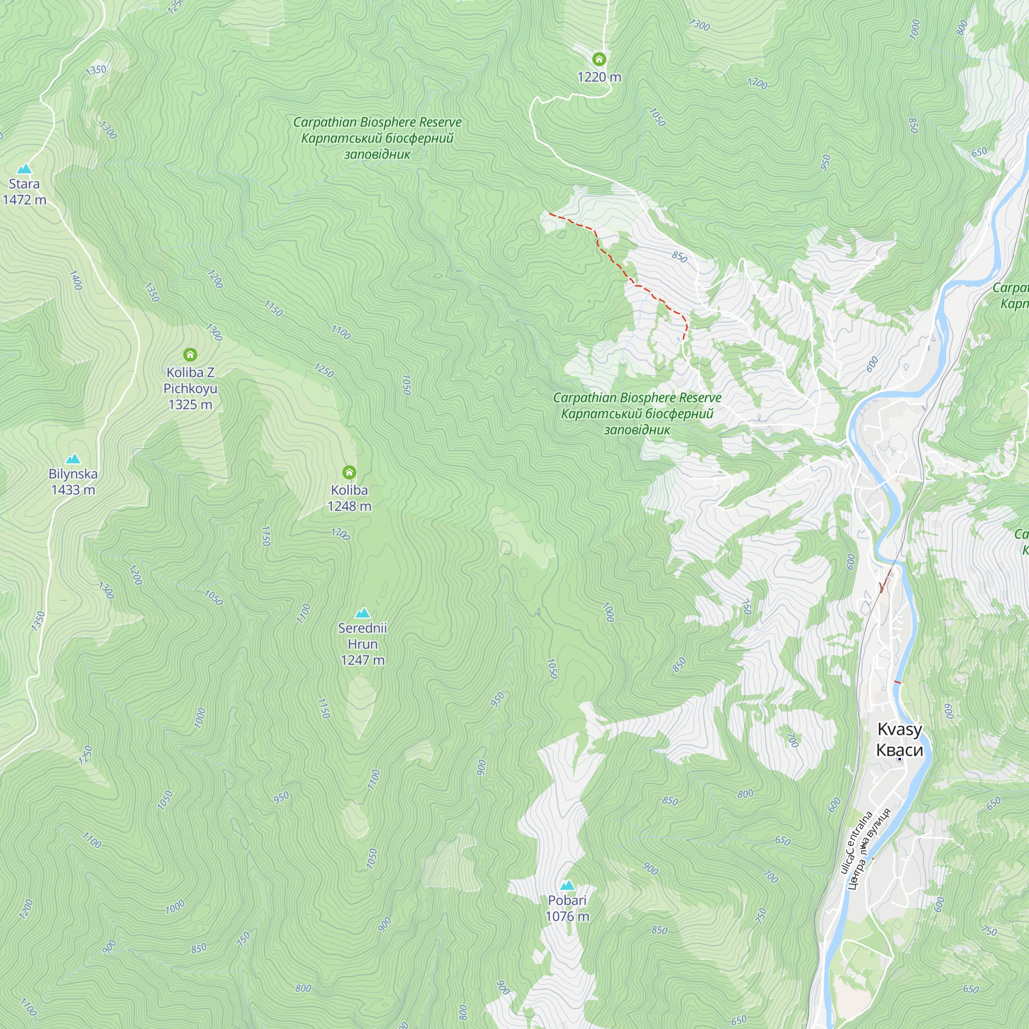 Koliba map
