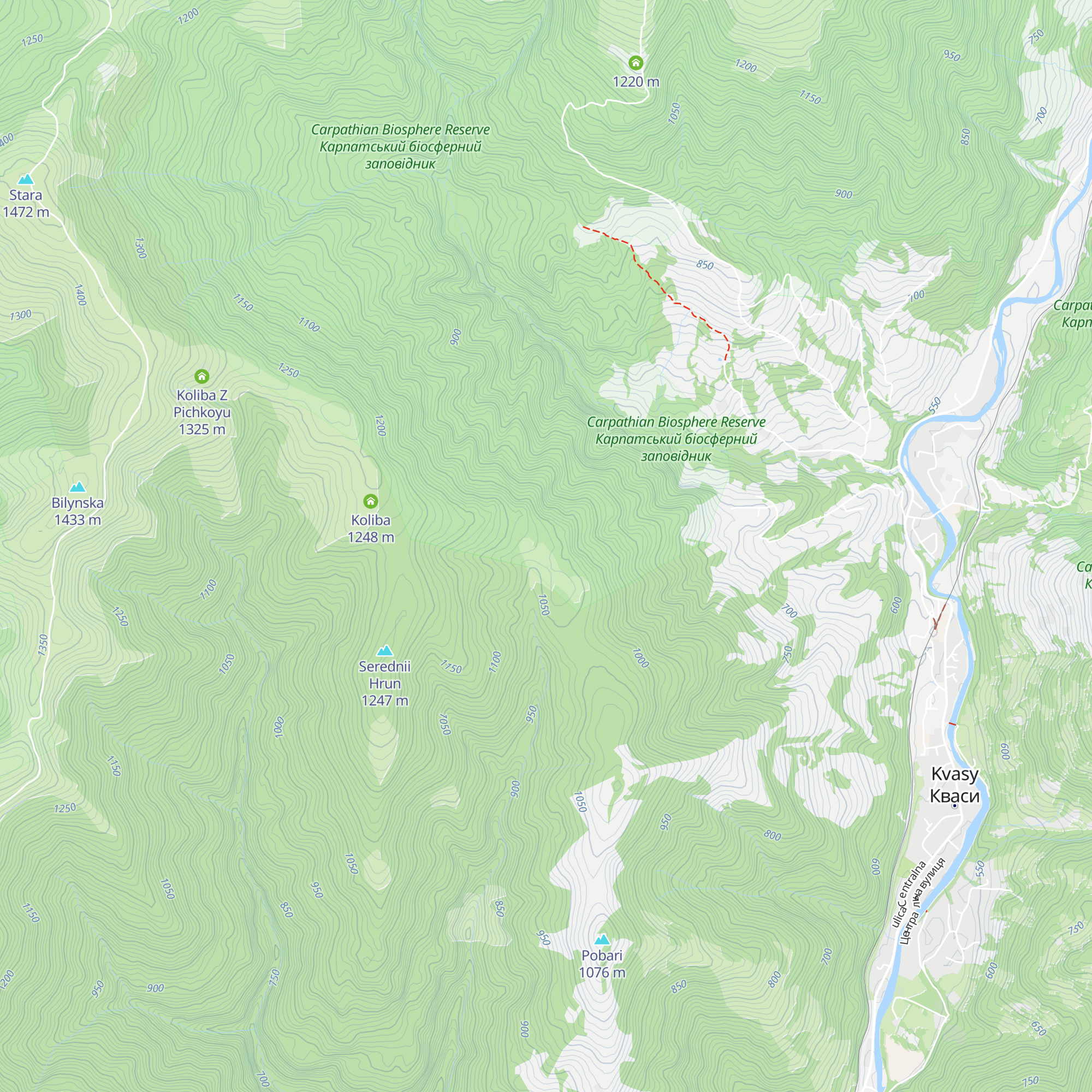 Koliba map