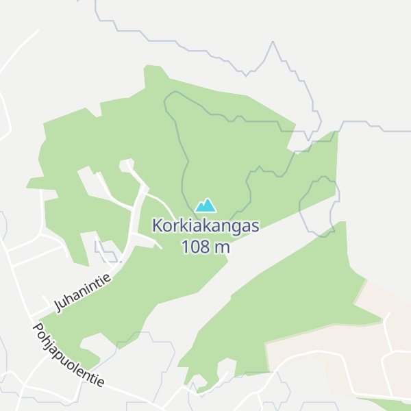 Map of Korkiakangas