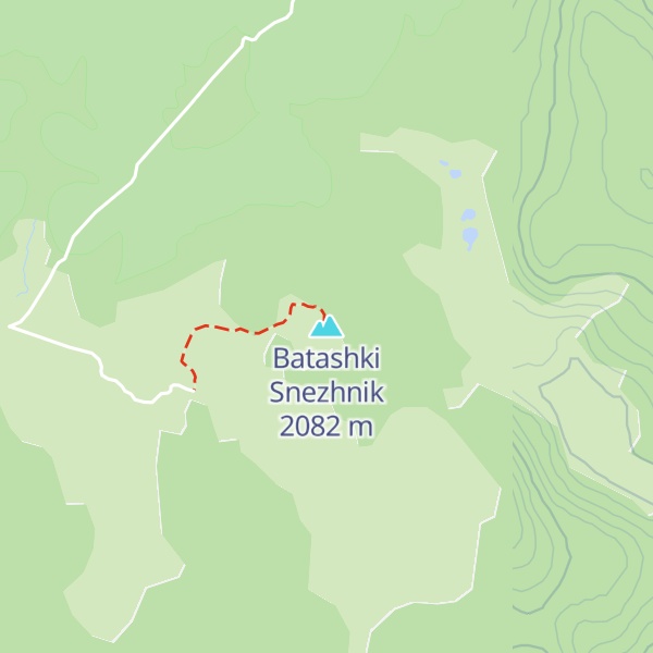 Map of Batashki Snezhnik
