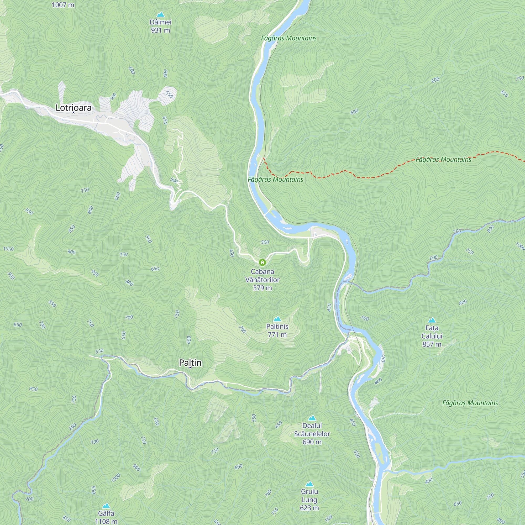 Cabana Vânătorilor map