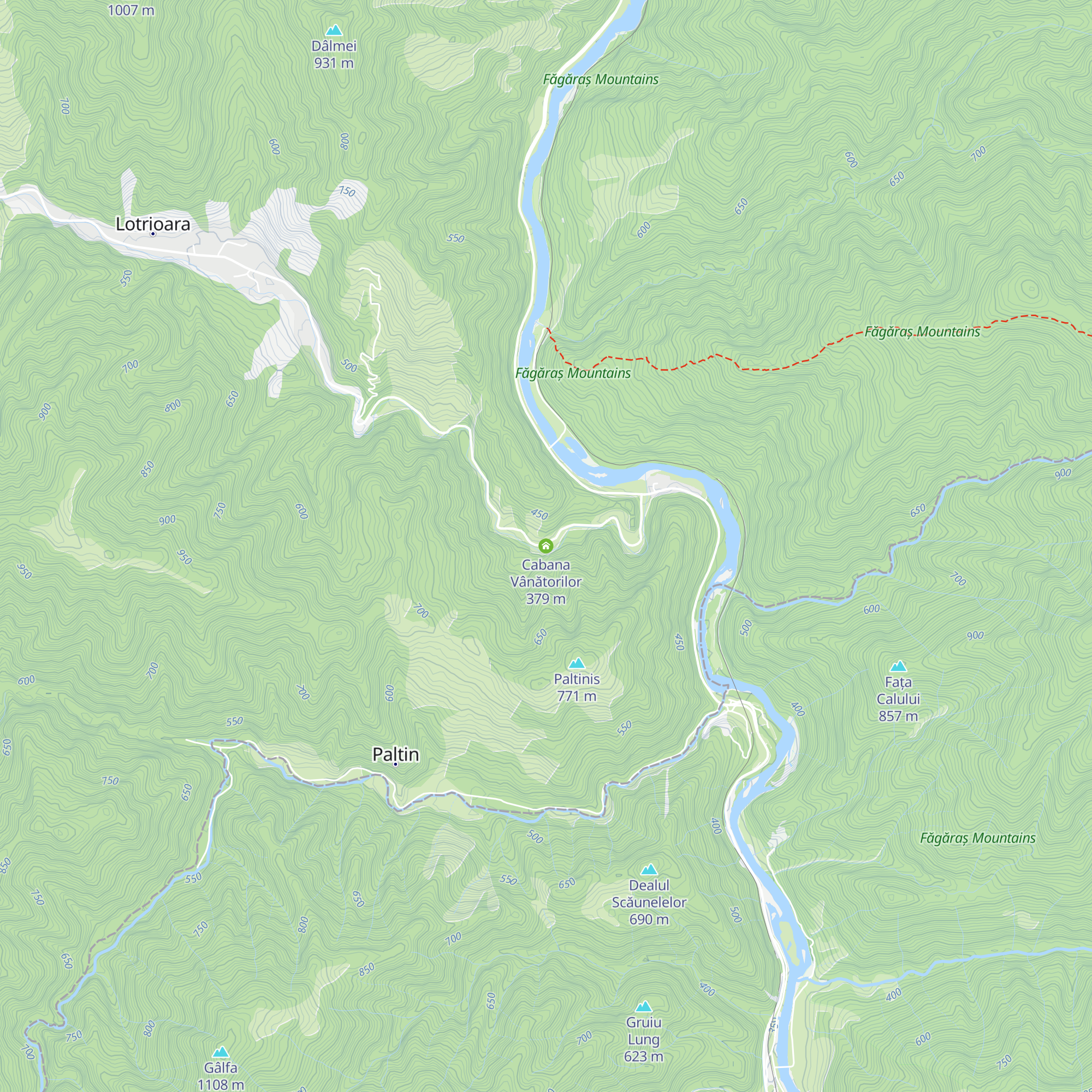 Cabana Vânătorilor map
