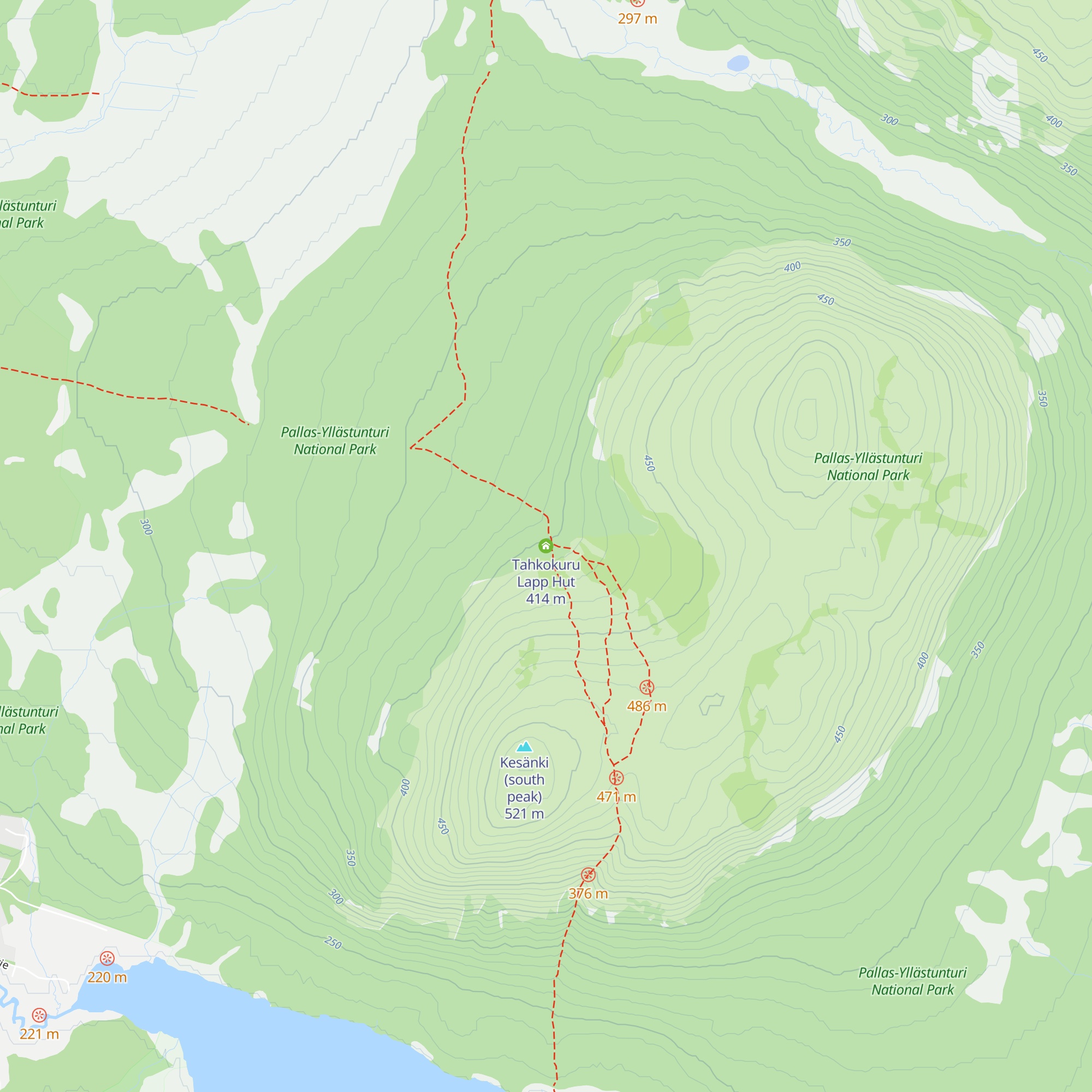 Tahkokuru Lapp Hut map