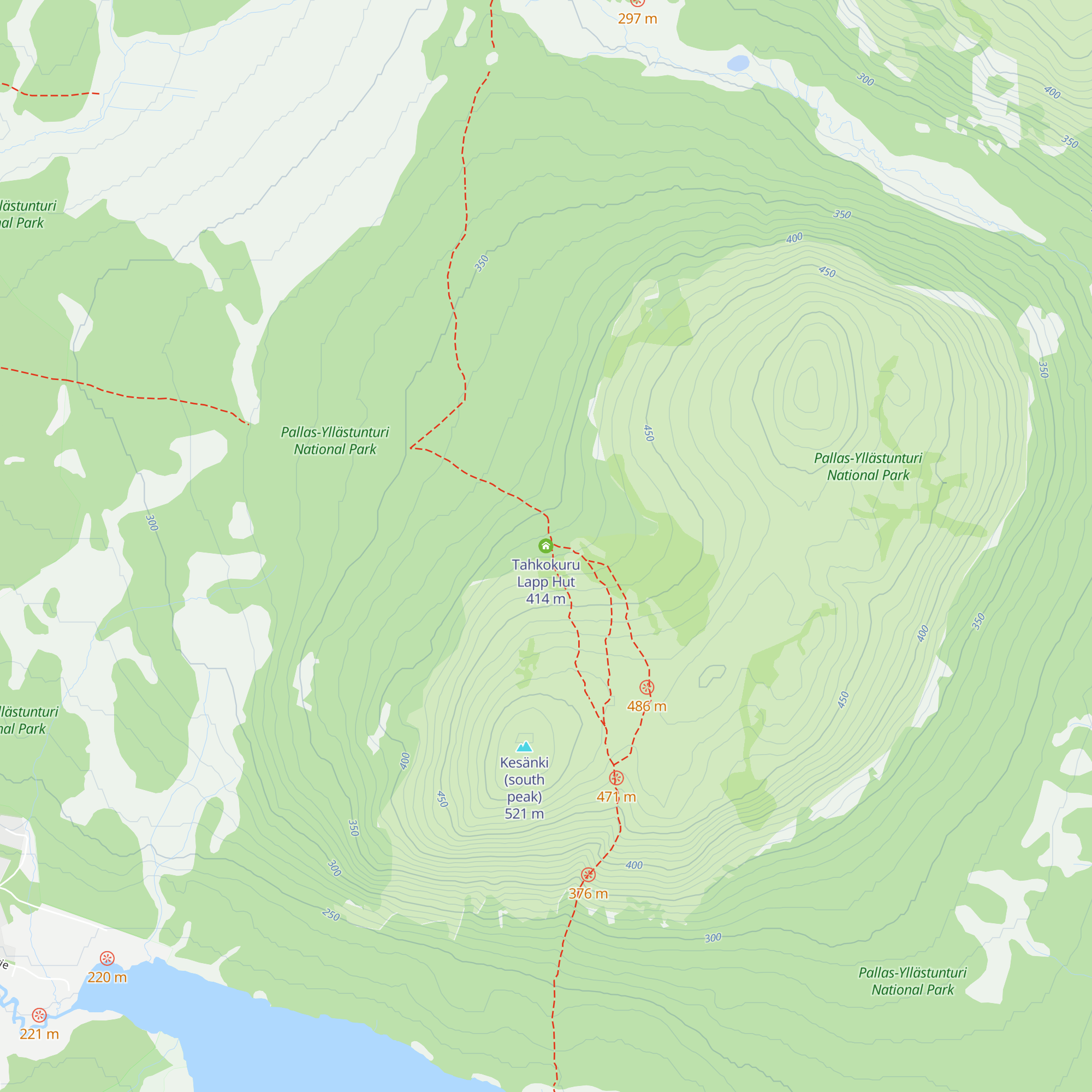 Tahkokuru Lapp Hut map