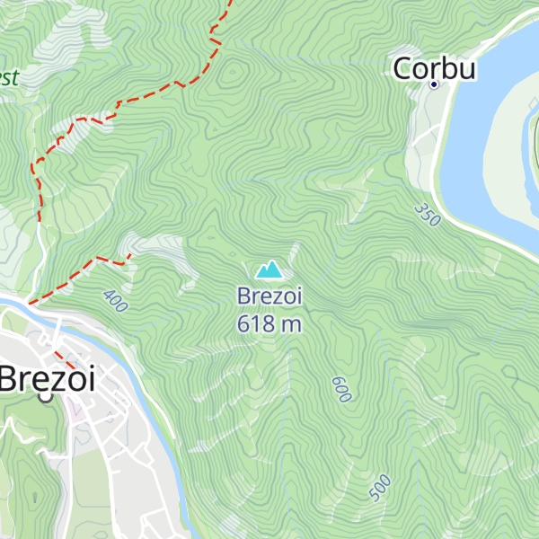 Map of Brezoi