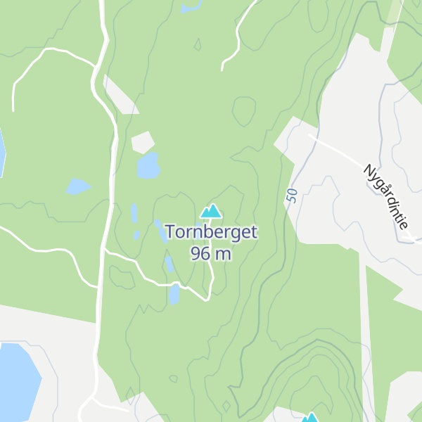 Map of Tornberget