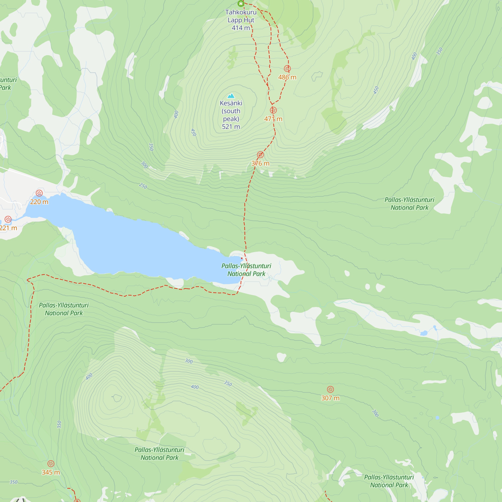 Kesänkijärvi kota map