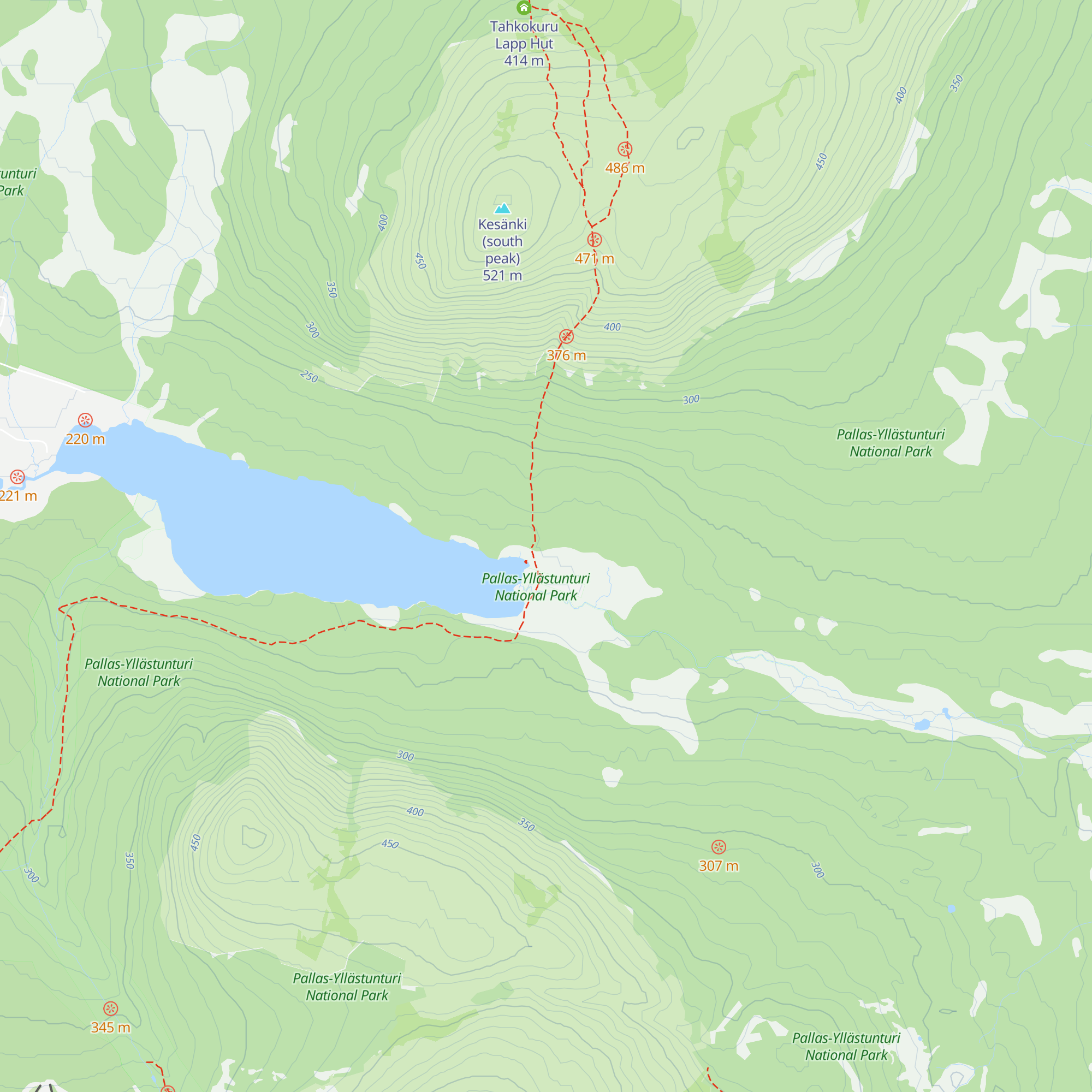 Kesänkijärvi kota map