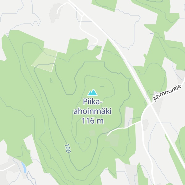 Map of Piika-ahoinmäki