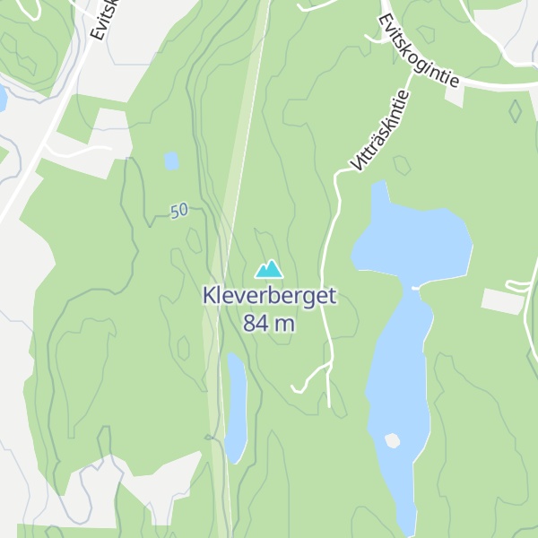 Map of Kleverberget