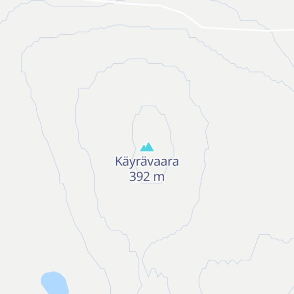 Map of Käyrävaara