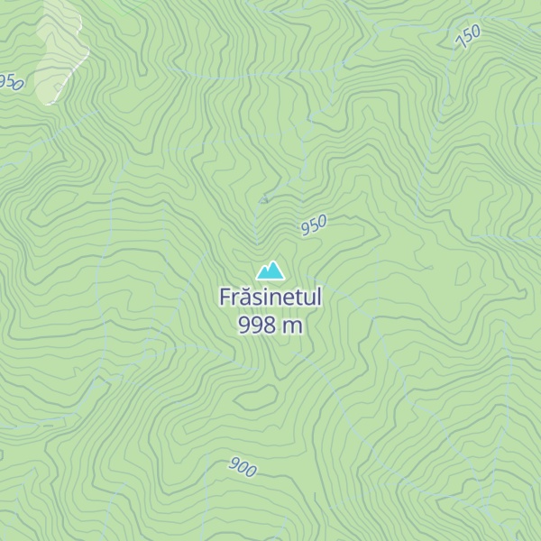 Map of Frăsinetul