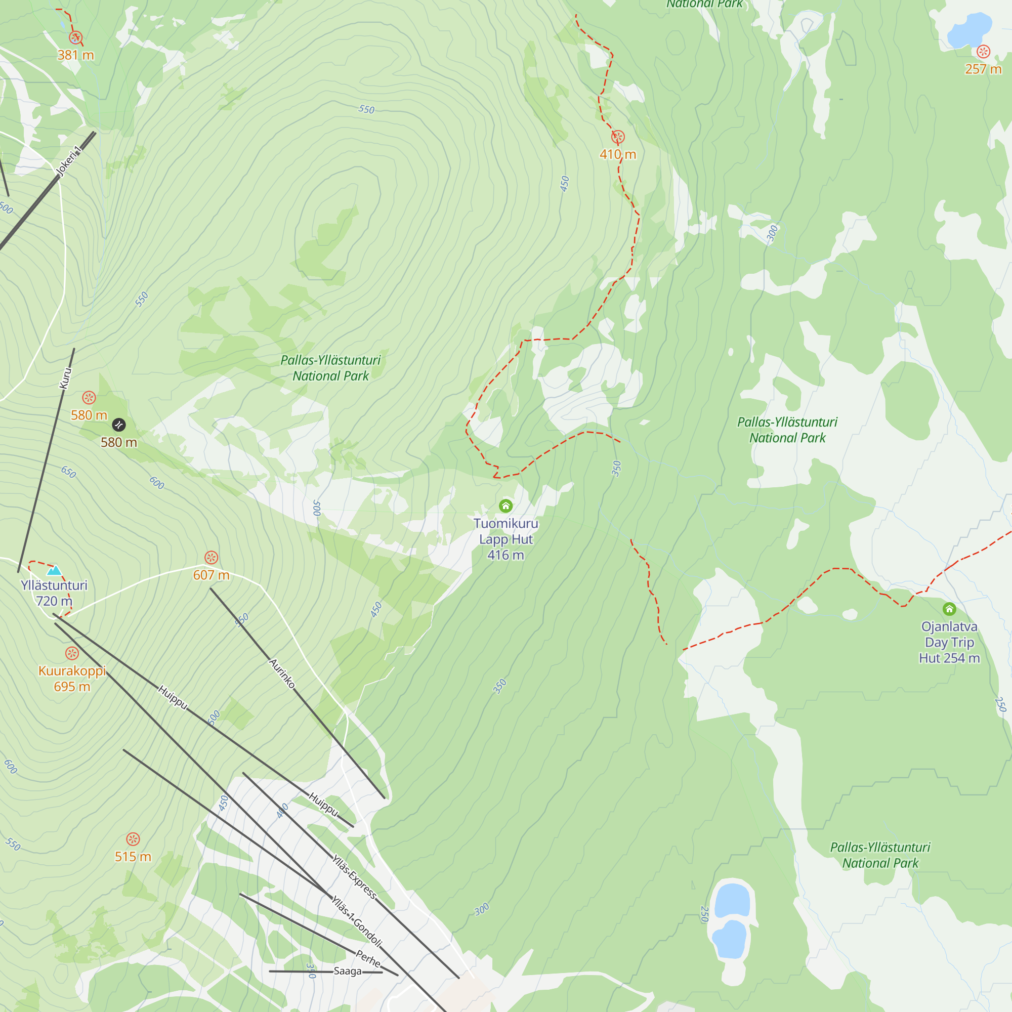 Tuomikuru Lapp Hut map