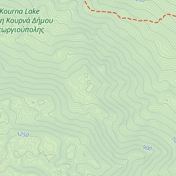 Map of Agriokefála
