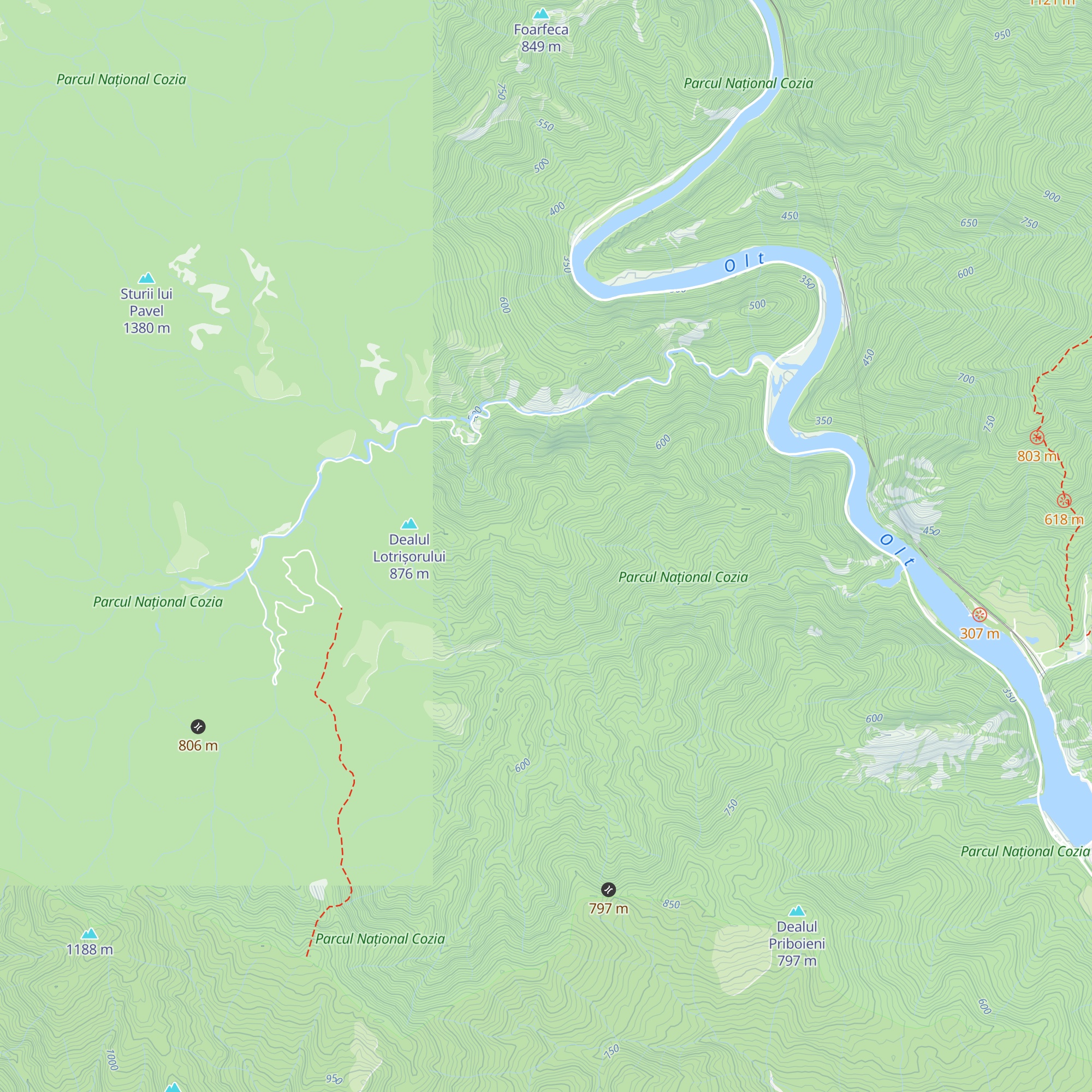 Cabana lui Nae map