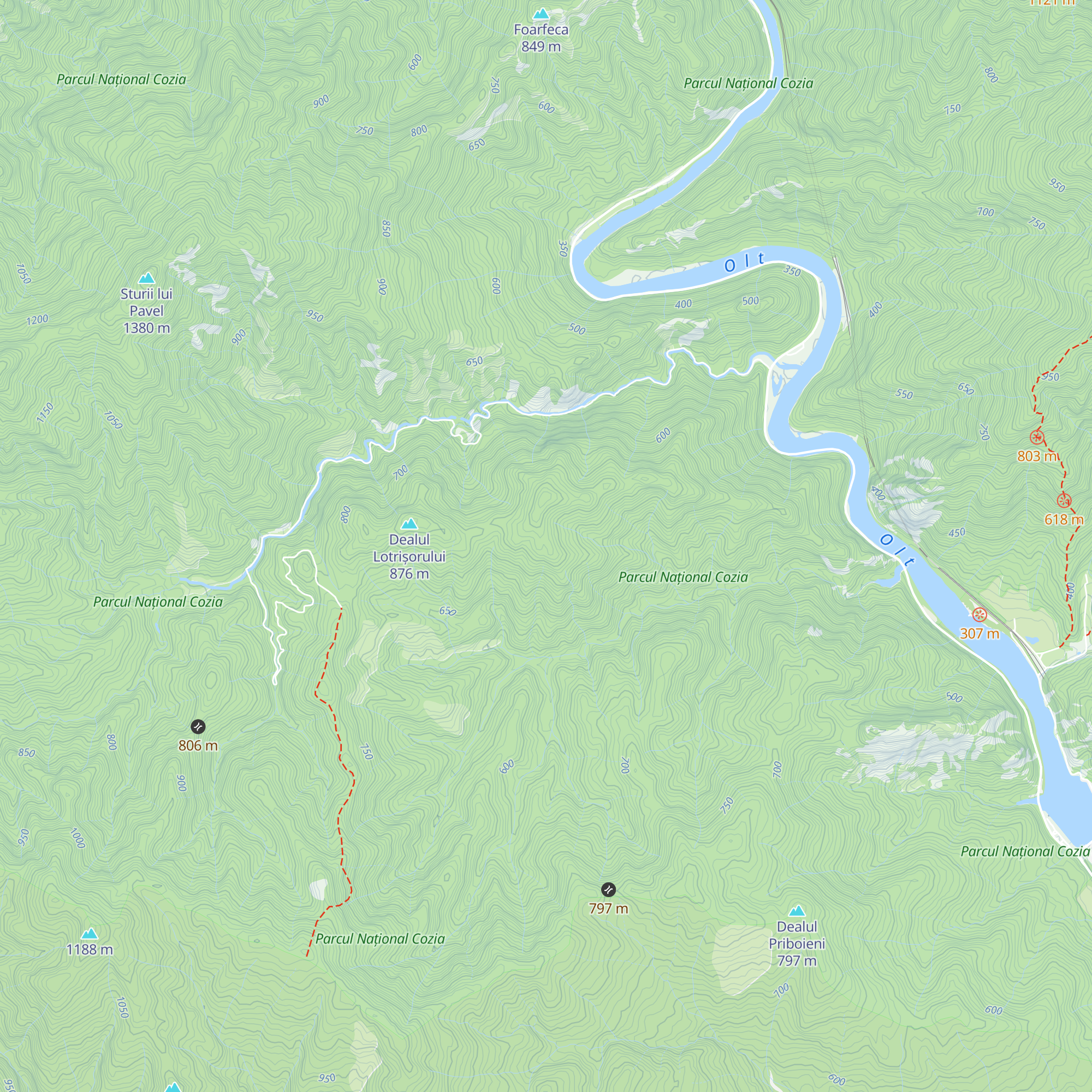 Cabana lui Nae map