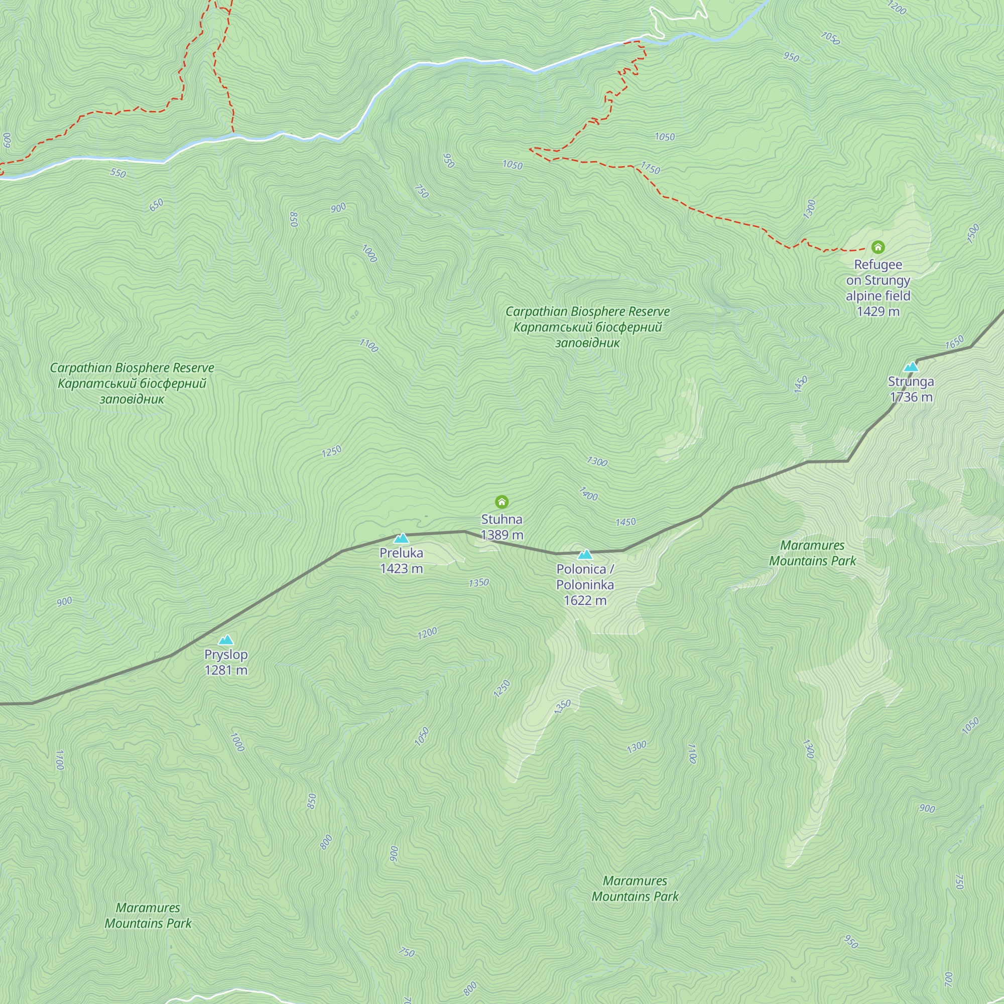 Stuhna map
