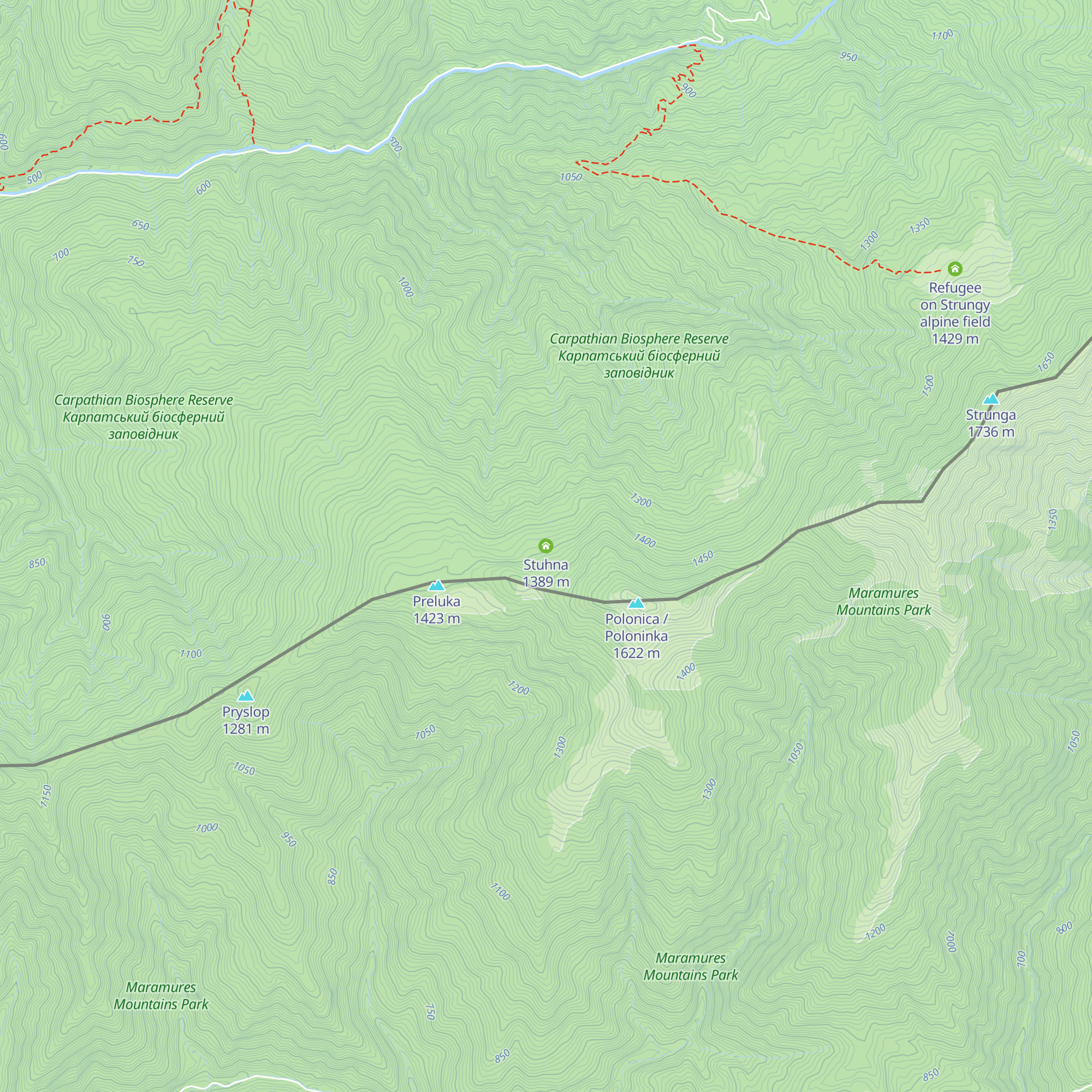 Stuhna map