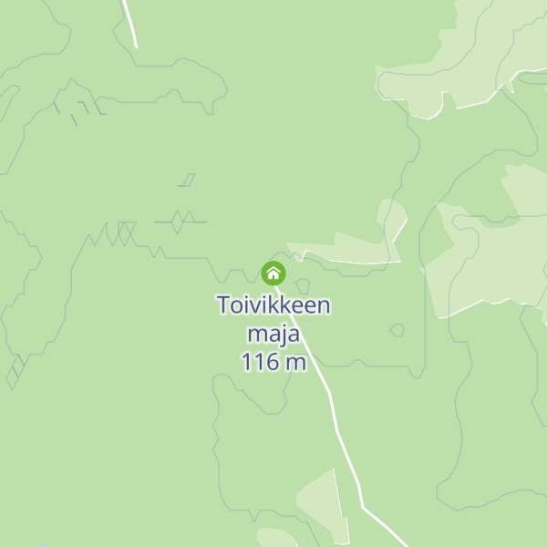 Map of Toivikkeen maja