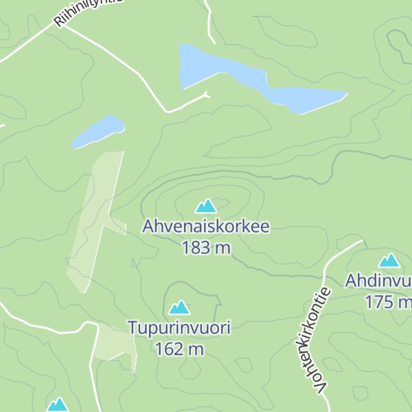 Map of Ahvenaiskorkee