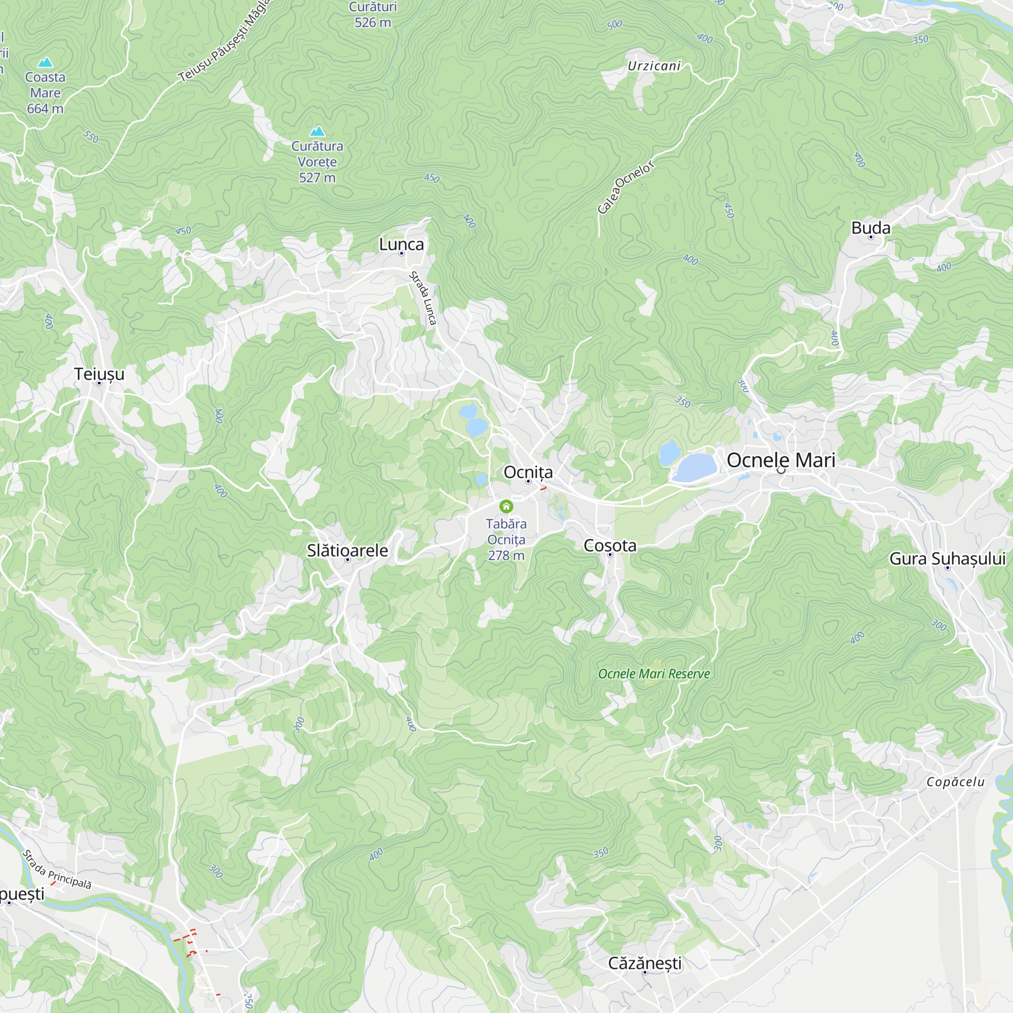Tabăra Ocnița map