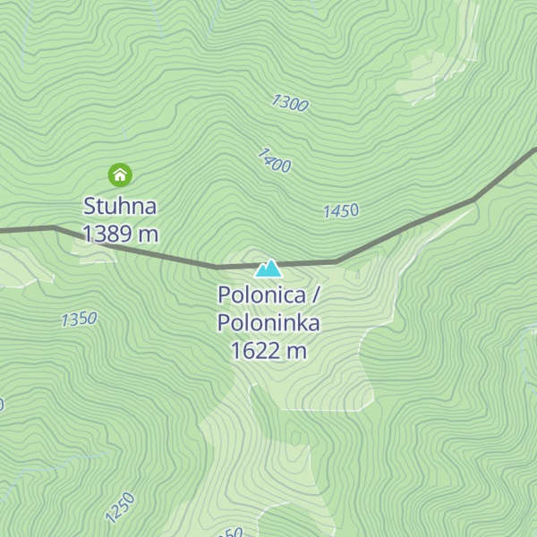 Map of Polonica / Poloninka