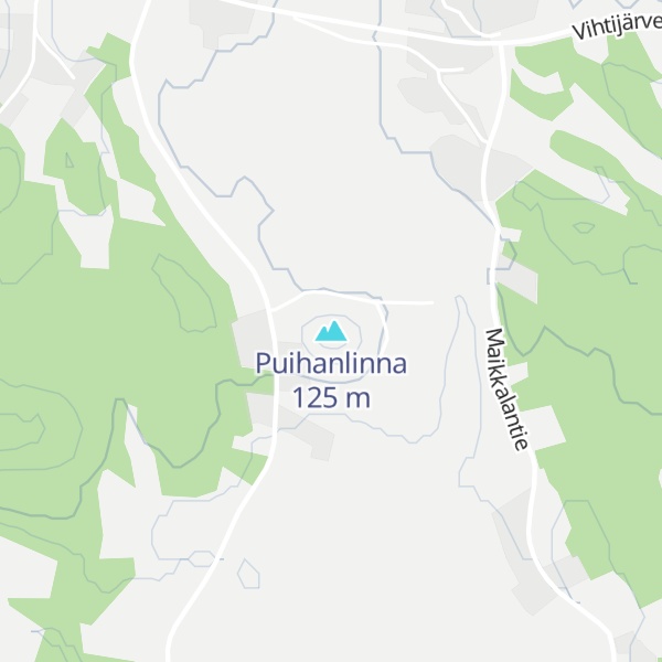 Map of Puihanlinna
