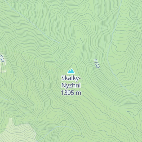 Map of Skalky-Nyzhni