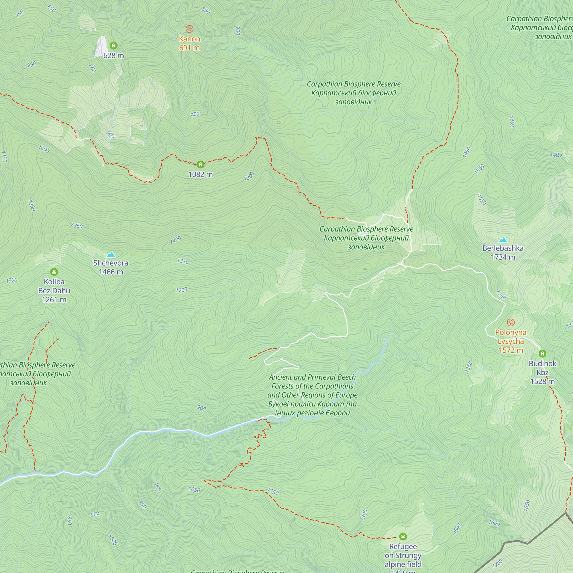 Koliba map