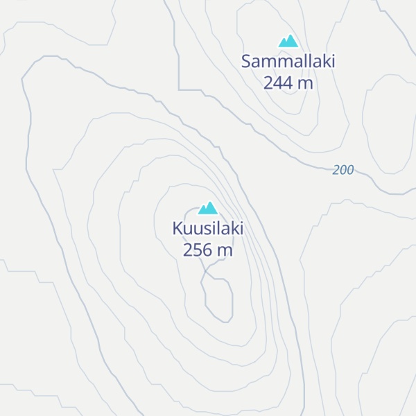 Map of Kuusilaki