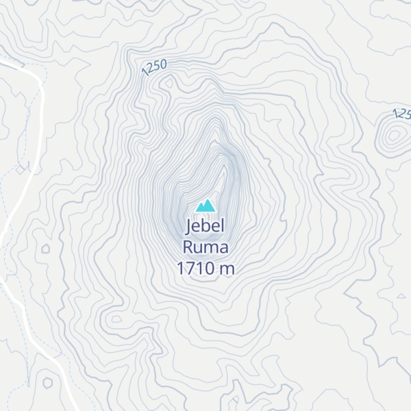 Map of Jebel Ruma