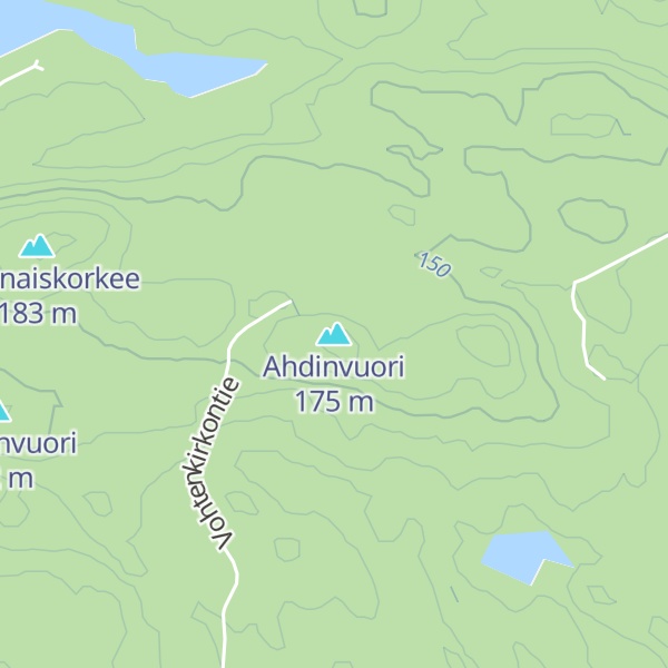 Map of Ahdinvuori